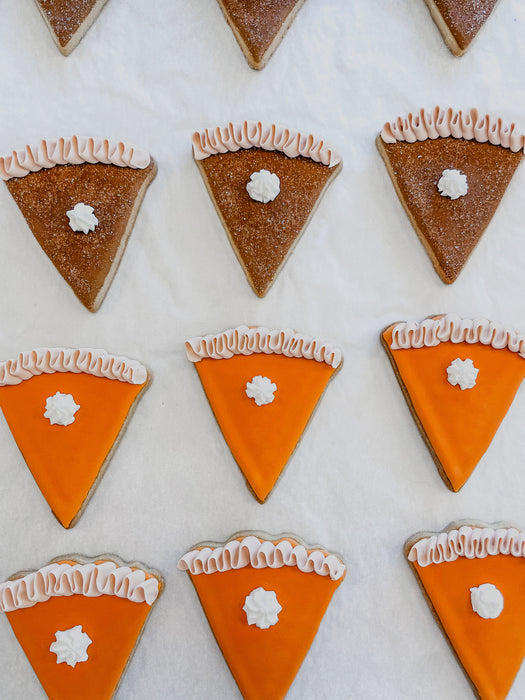 Pumpkin Pie Slice Cookie