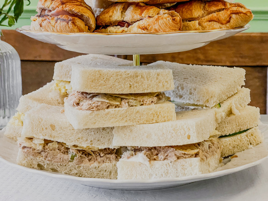 Tuna and Potato Chip Mini Tea Sandwiches (1 dozen)