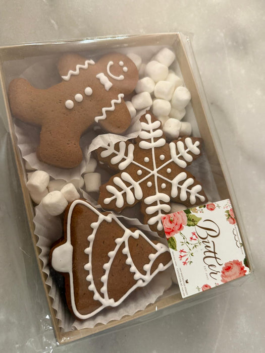 Gingerbread Trio Cookie Box (6pcs)