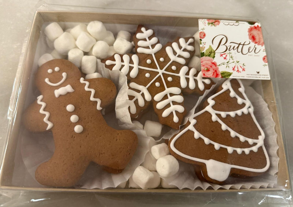 Gingerbread Trio Cookie Box (6pcs)