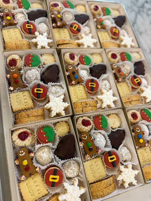Box of Mini Christmas Cookies