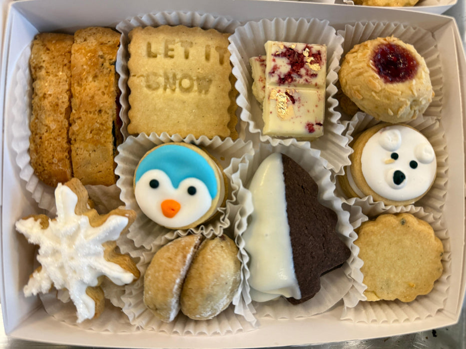 Box of Mini Christmas Cookies (Winter Charm Version)