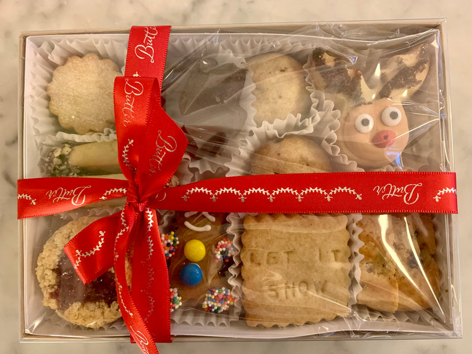 Box of Mini Christmas Cookies