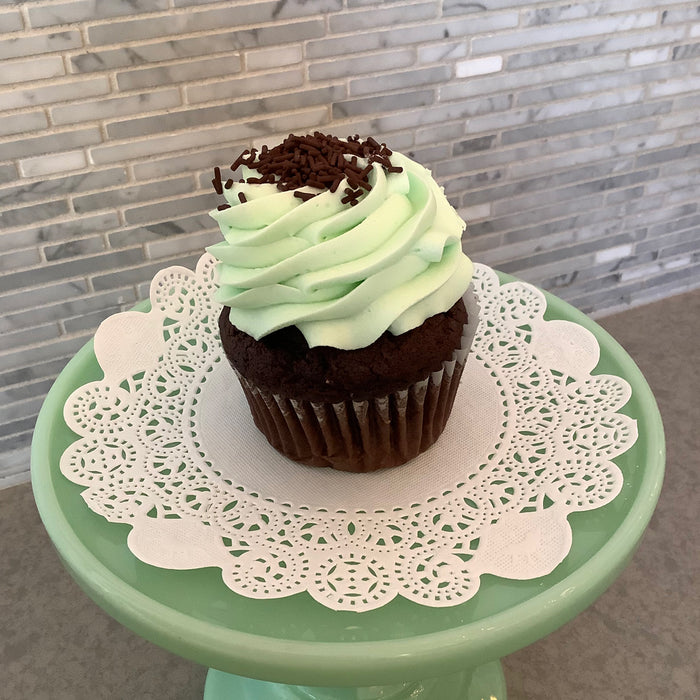 Chocolate-Mint Cupcake