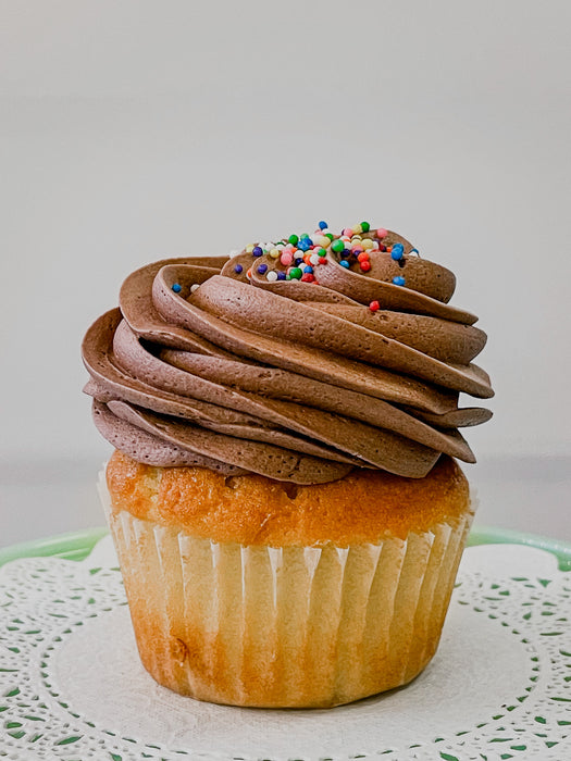 Vanilla-Chocolate Cupcake