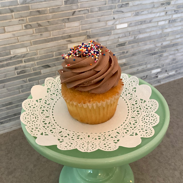 Vanilla-Chocolate Cupcake